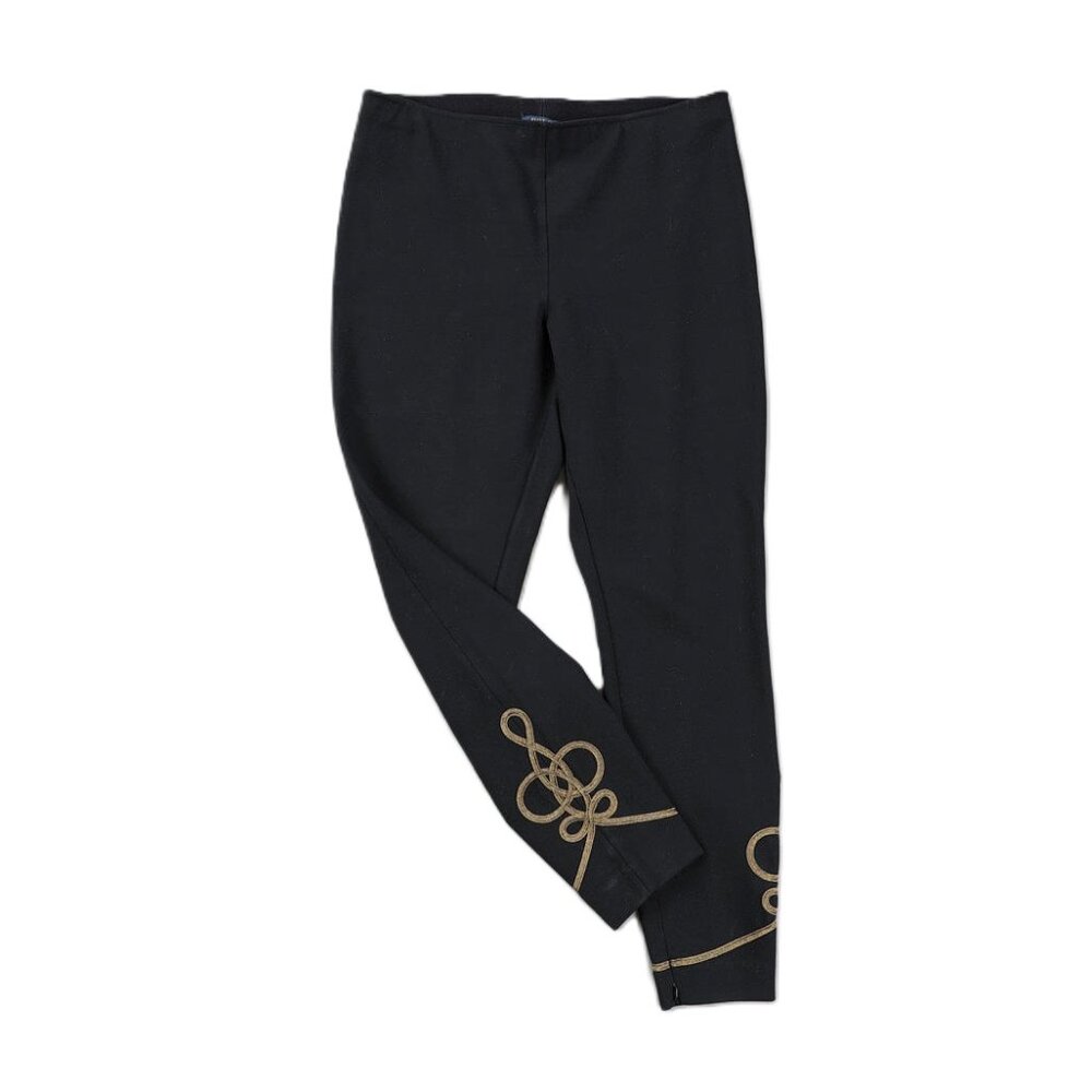 Like New, Polo Ralph Lauren  Bullion Trim Legging Pants - Picture 4 of 16